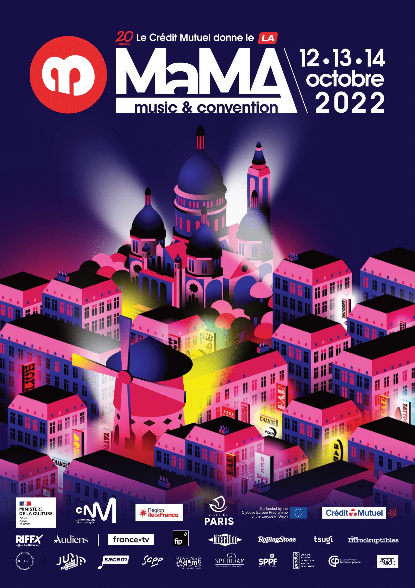 Affiche du MaMA Music & Convention 2022